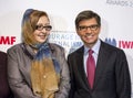 Najiba Ayubi and George Stephanopoulos